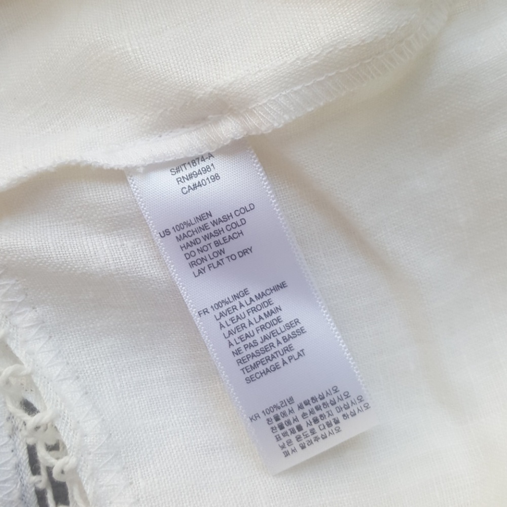 Forever 21 White Woven Sleeveless Tunic Top - Picture 7 of 8